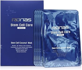 Ronas Stem Cell Coconut Gel Mask 5 pack. Anti Aging, Moisturizing